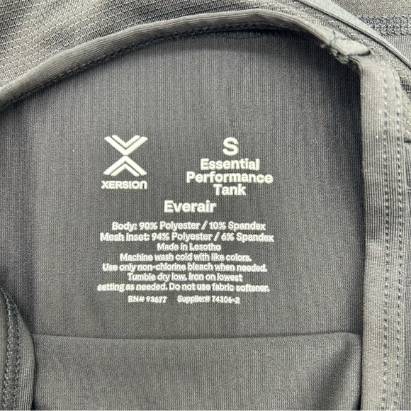 Xersion Women’s Black Everair Scoop Neck Sleeveless Tank Top Size S M L XXL - Picture 6 of 11